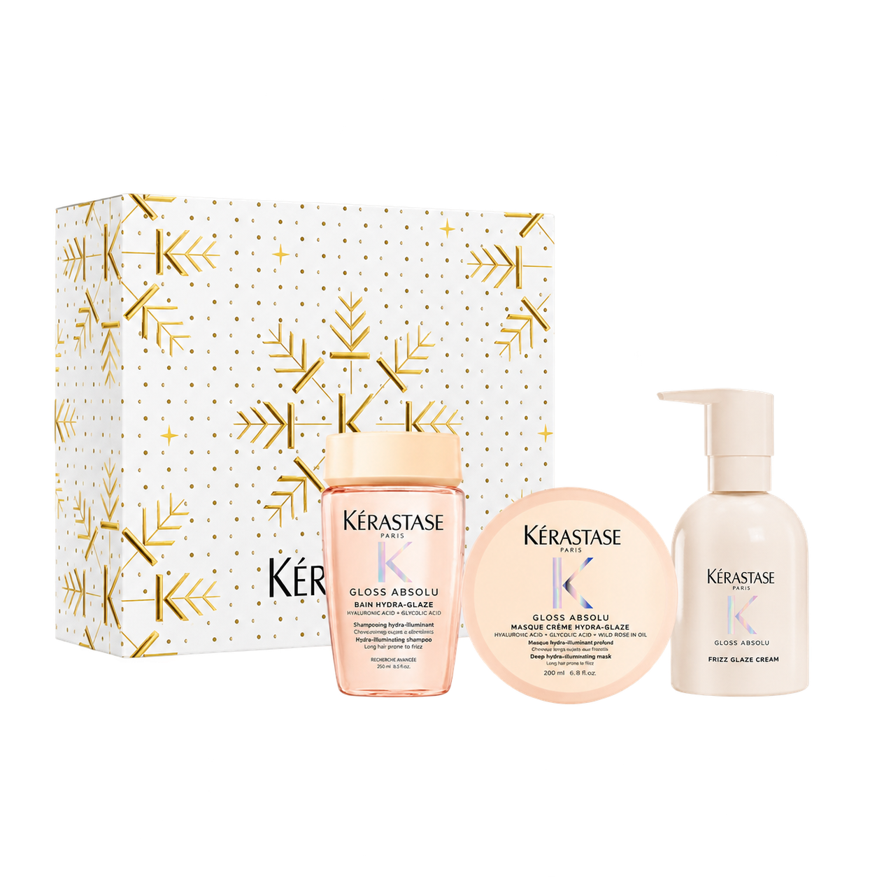 Gloss Absolu Cream Trio Holiday Set 80 ml, 75 ml, 240 ml