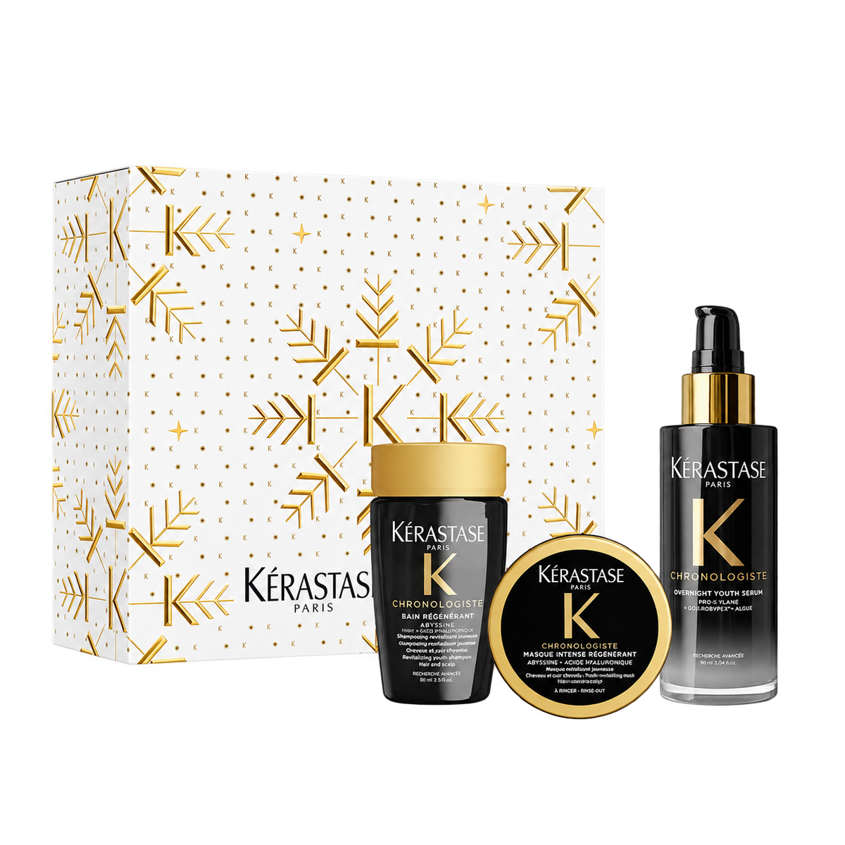 Kérastase Chronologiste Trio Holiday Set 2026 (80 ml + 75 ml + 90 ml)